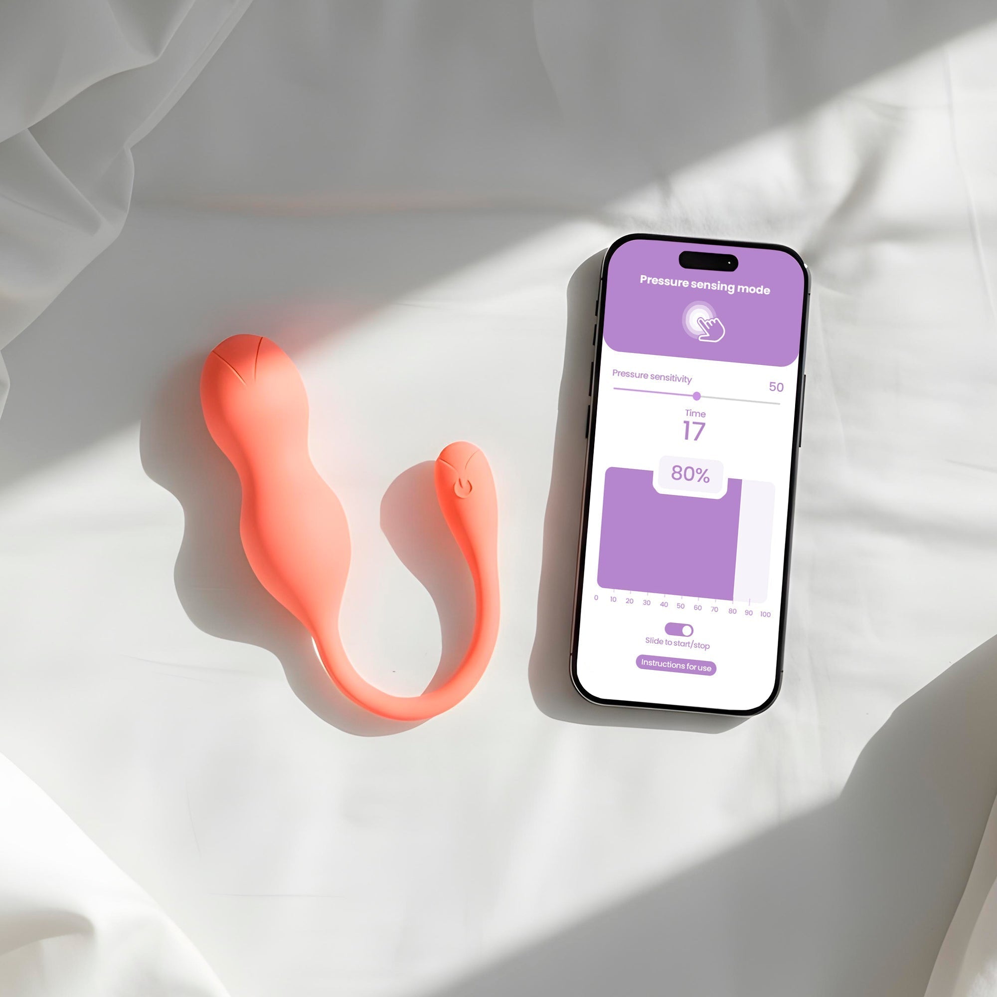 Kyra: el entrenador de suelo pélvico con sensor de presión y app ActiveJoy