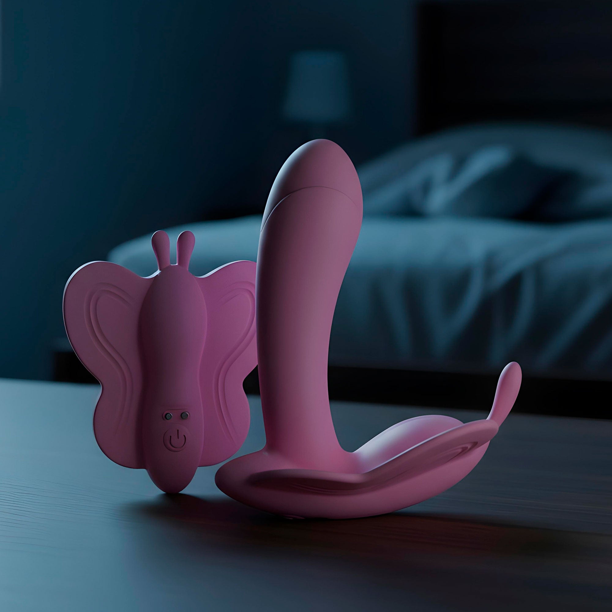 Wingy vibrador con forma de mariposa