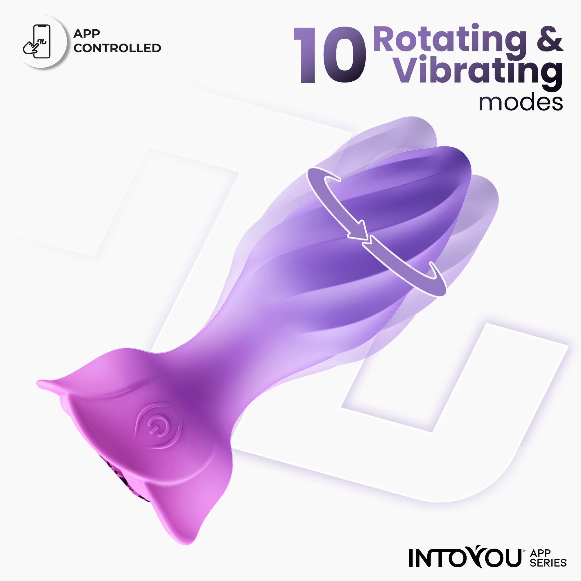 Moxy Plug Anal con Rotación 360º con App
