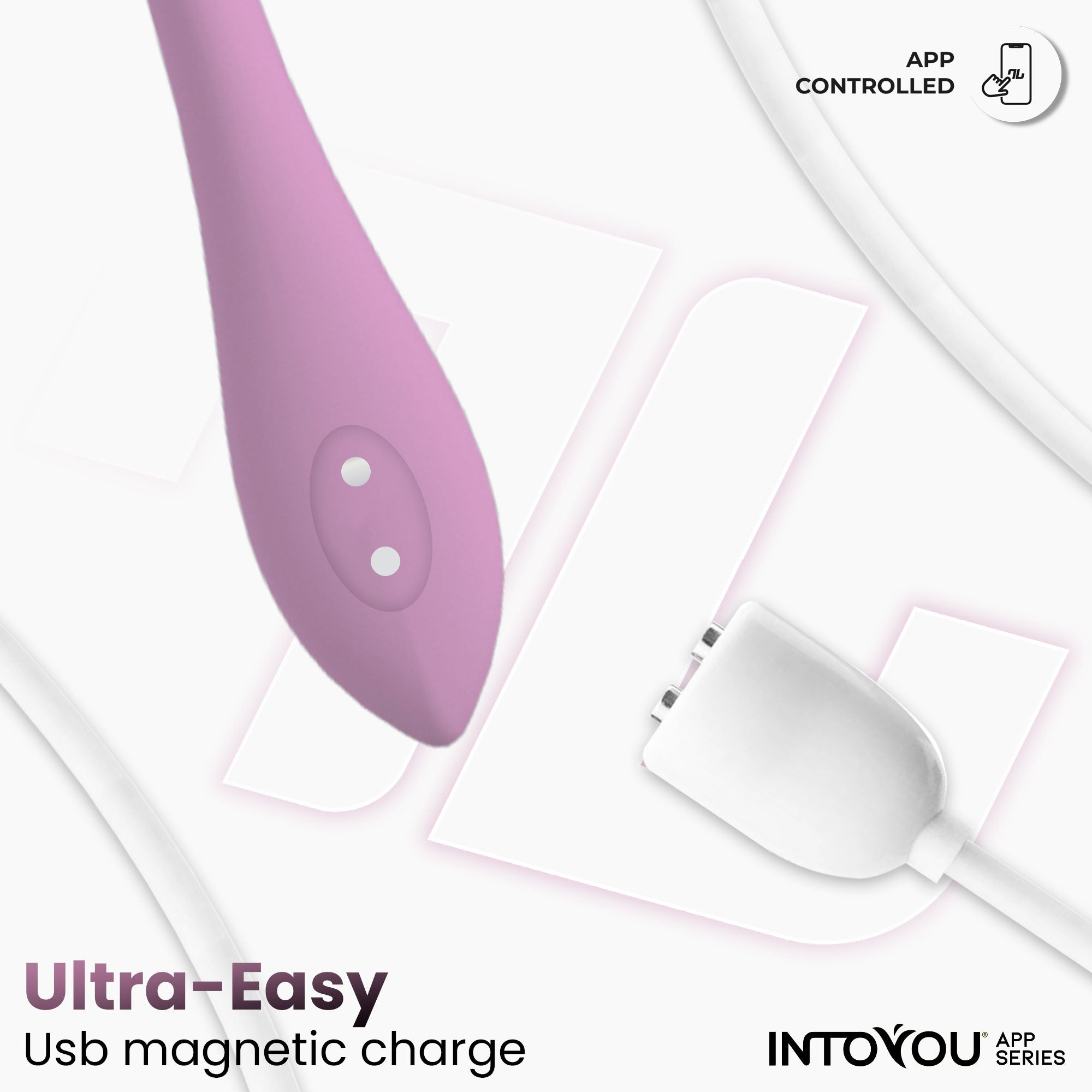 INTOYOU APP SERIES Vibrating Egg with Internal Balls with Rotation and USB APP