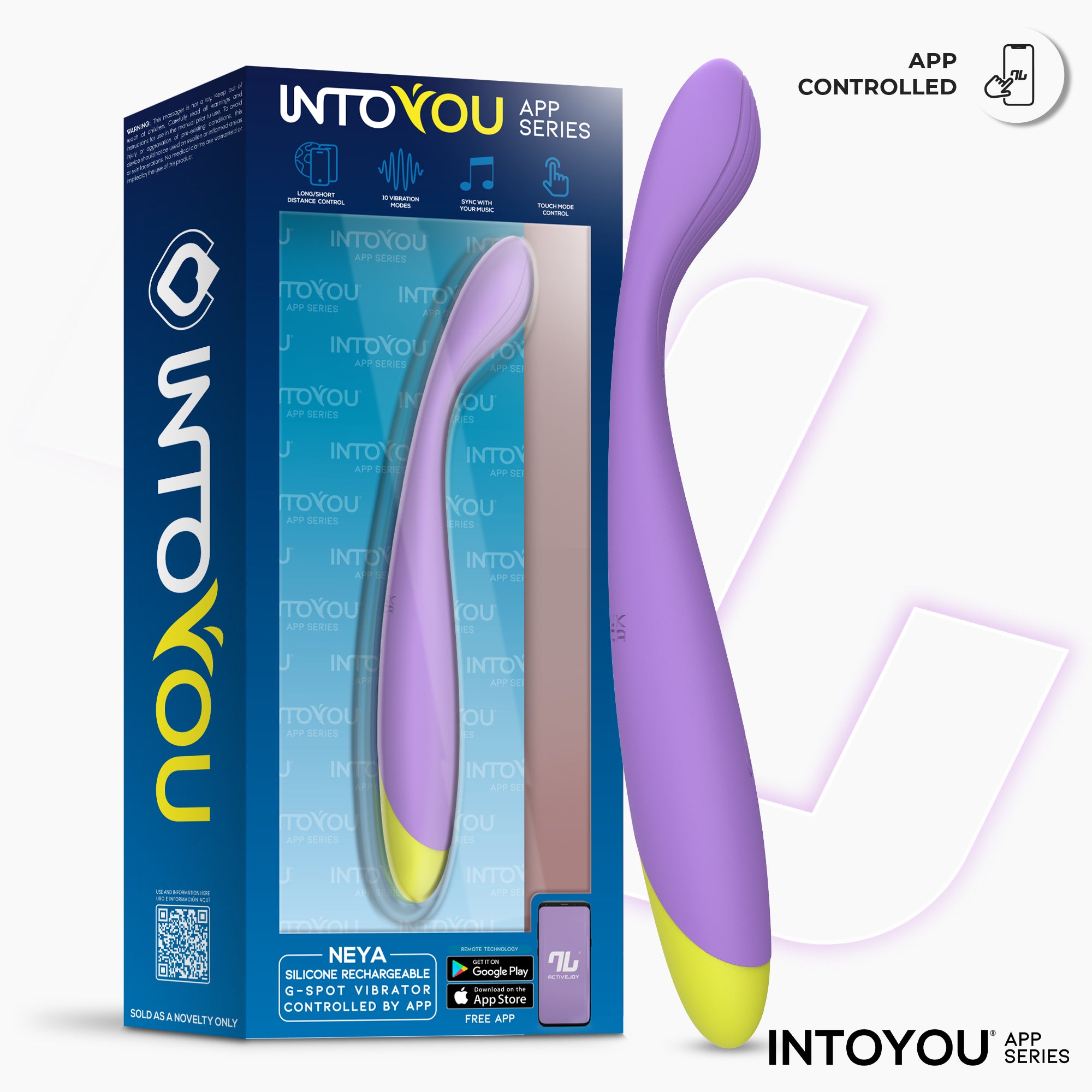 Neya G-Spot Vibrator with App Control · Purple
