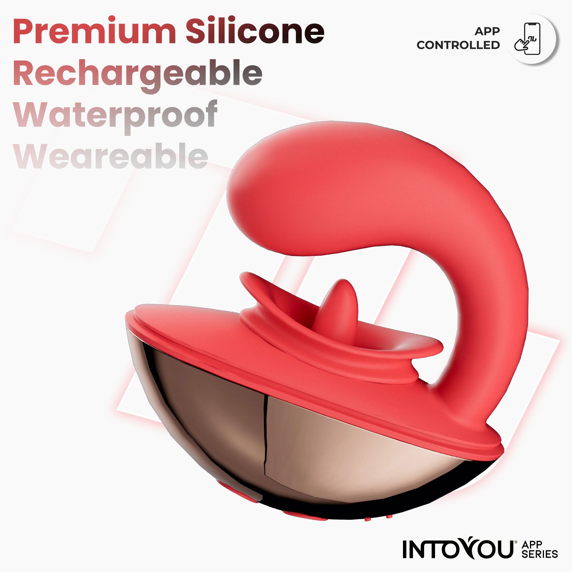 INTOYOU APP SERIES Rondy Vibrating Tongue Stimulator with App