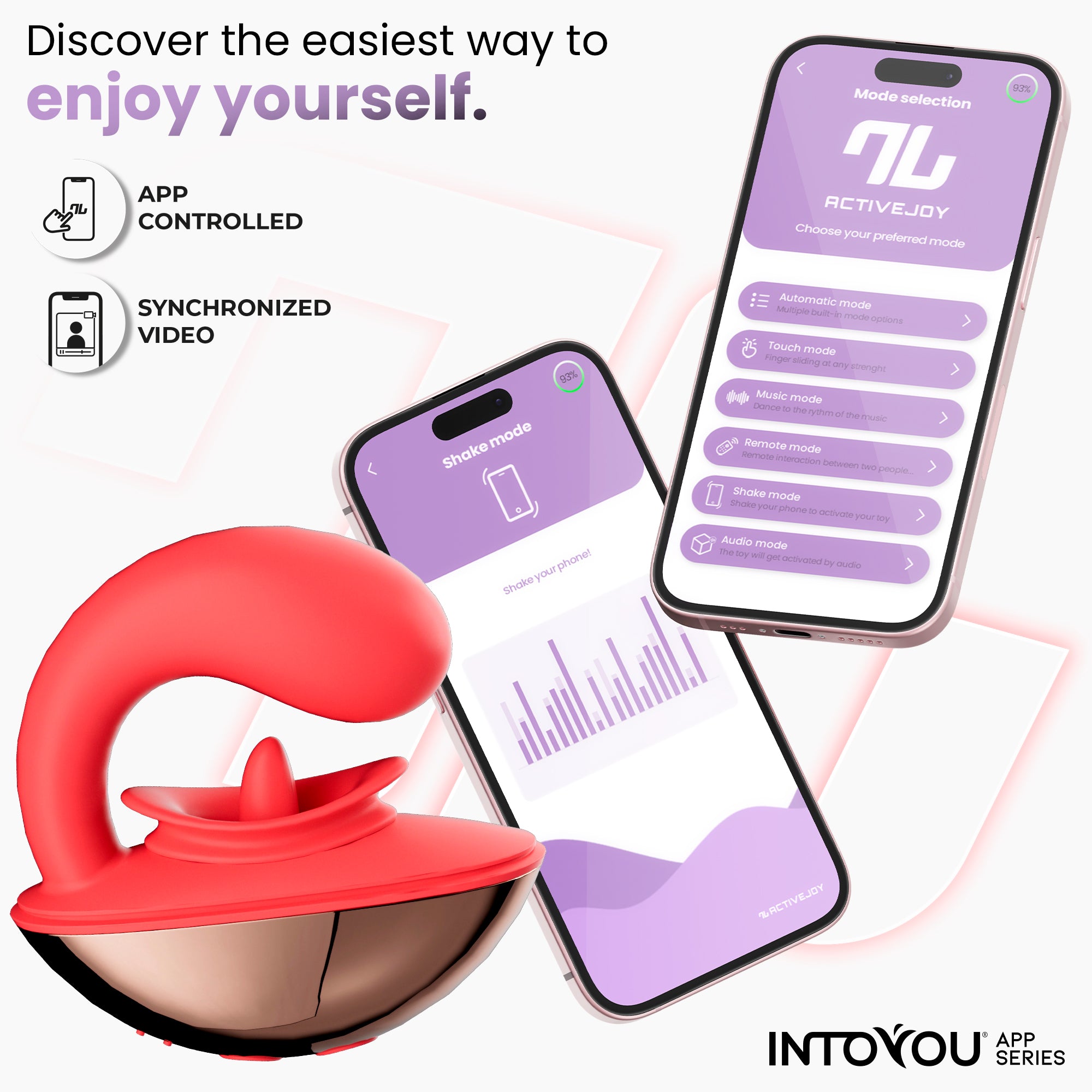 INTOYOU APP SERIES Rondy Vibrating Tongue Stimulator with App