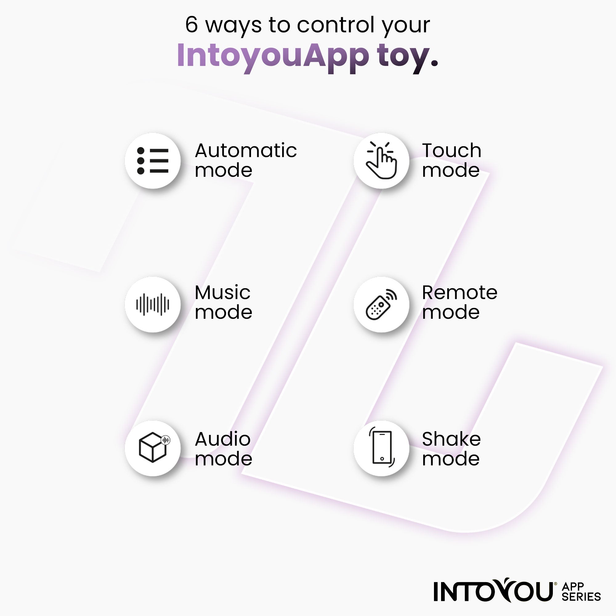 INTOYOU APP SERIES Logan Vibrating Egg with APP Silicone Unibody Purple
