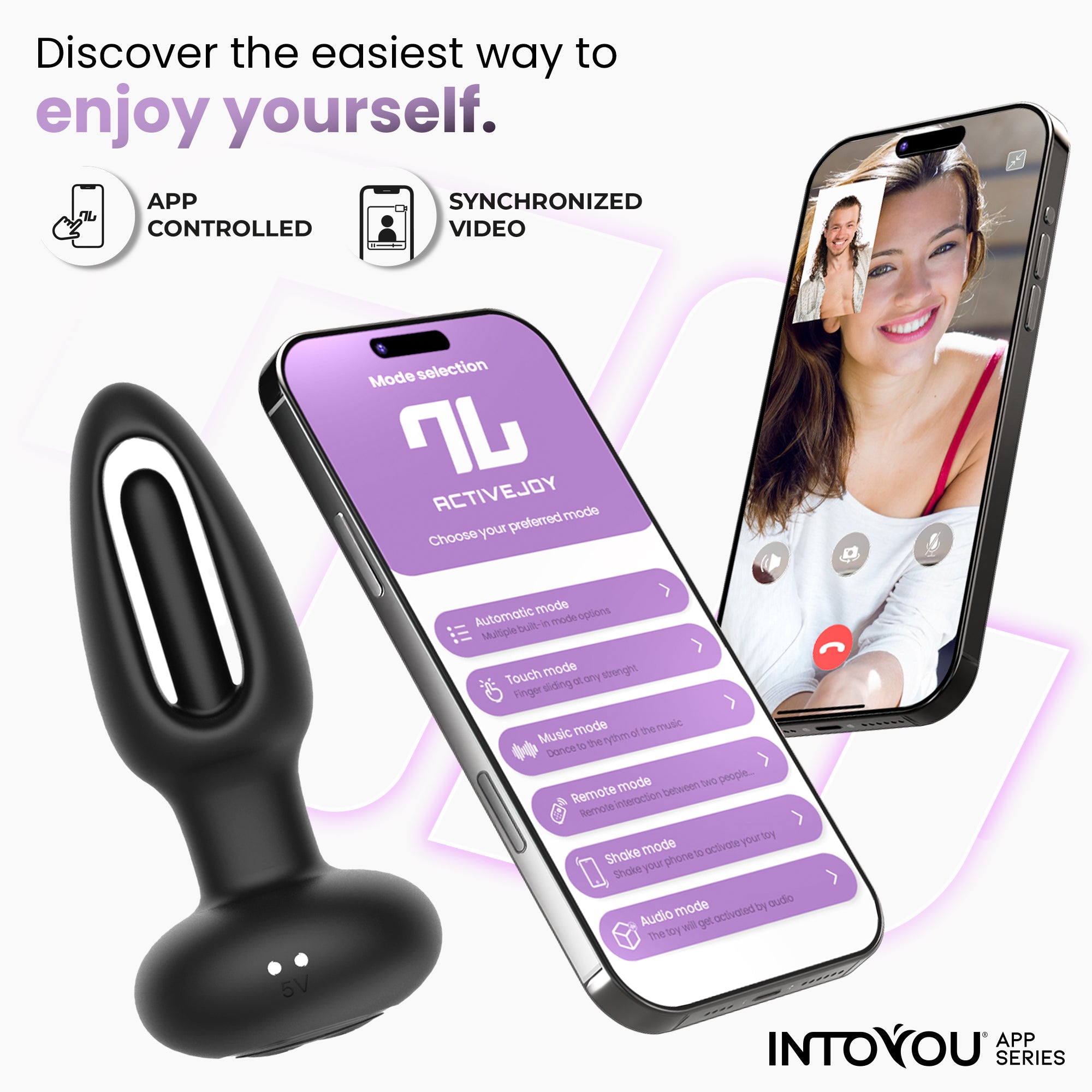 Zack Plug Anal con Flipping Tongue y Vibración con App