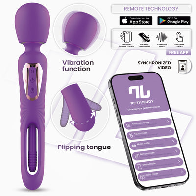 INTOYOU APP SERIES Salma Massager with Flipping Tongue and Vibration with App