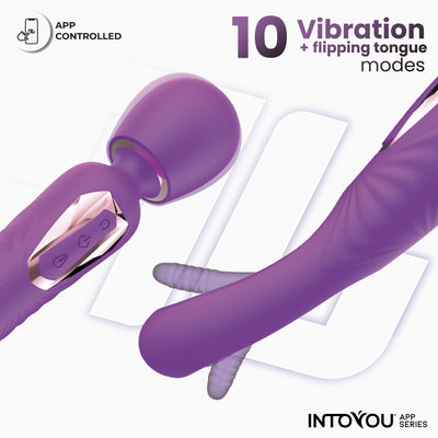 INTOYOU APP SERIES Salma Massager with Flipping Tongue and Vibration with App