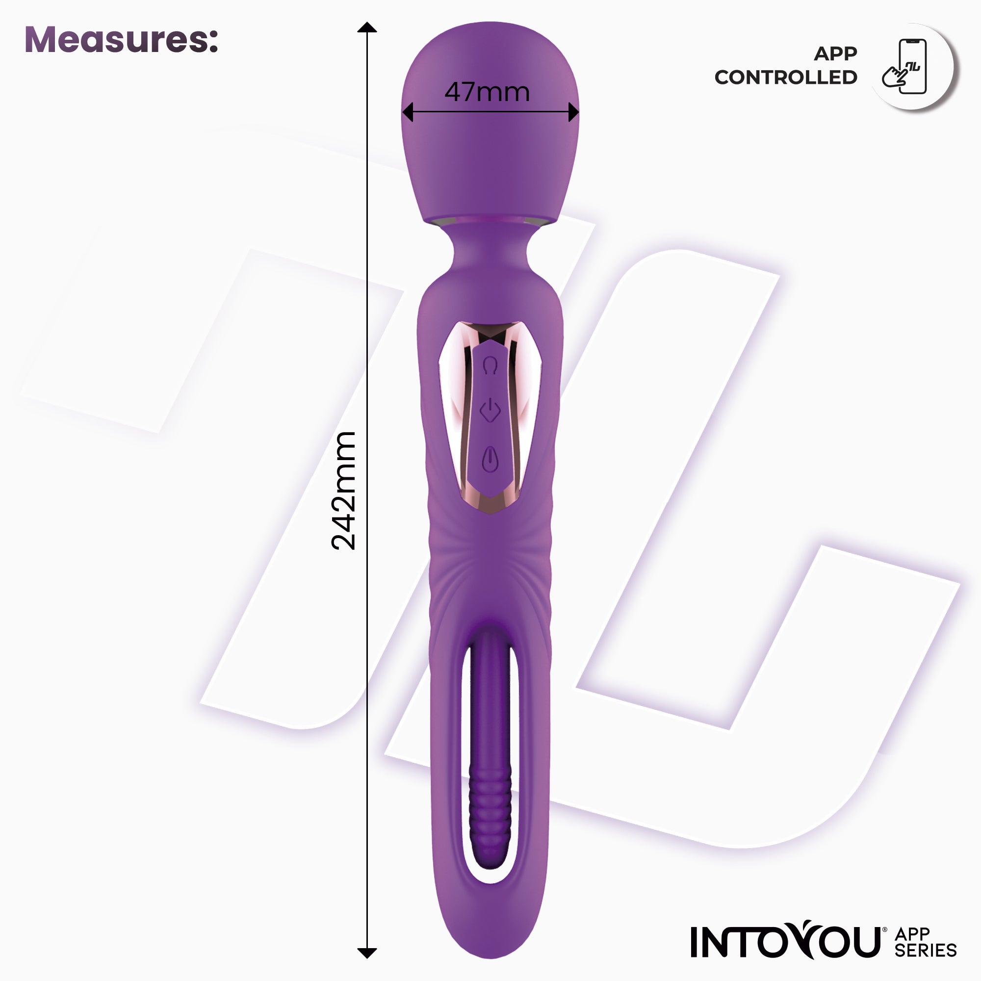 INTOYOU APP SERIES Salma Massager with Flipping Tongue and Vibration with App
