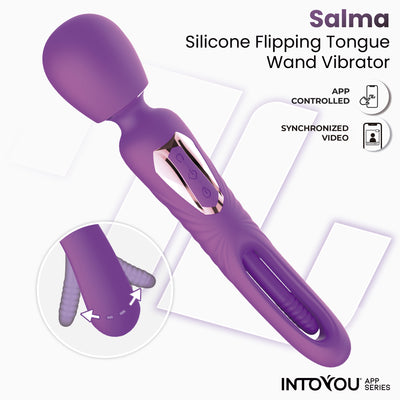 INTOYOU APP SERIES Salma Massager with Flipping Tongue and Vibration with App