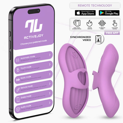 Laia Estimulador de Dedo con Calor y Funda con APP Lavanda