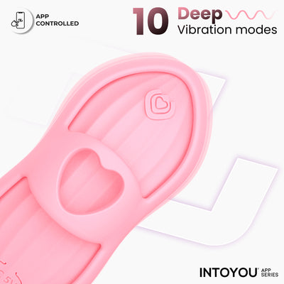 Laia Stimulateur de Doigt avec Chaleur et Housse avec APP Rose