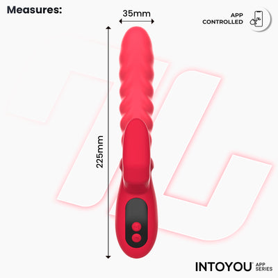 Tingly Vibrador con Finger y Movimiento Waving con APP