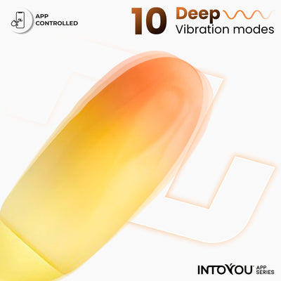 Huevo Silicona Doble Capa con APP Amarillo/Naranja