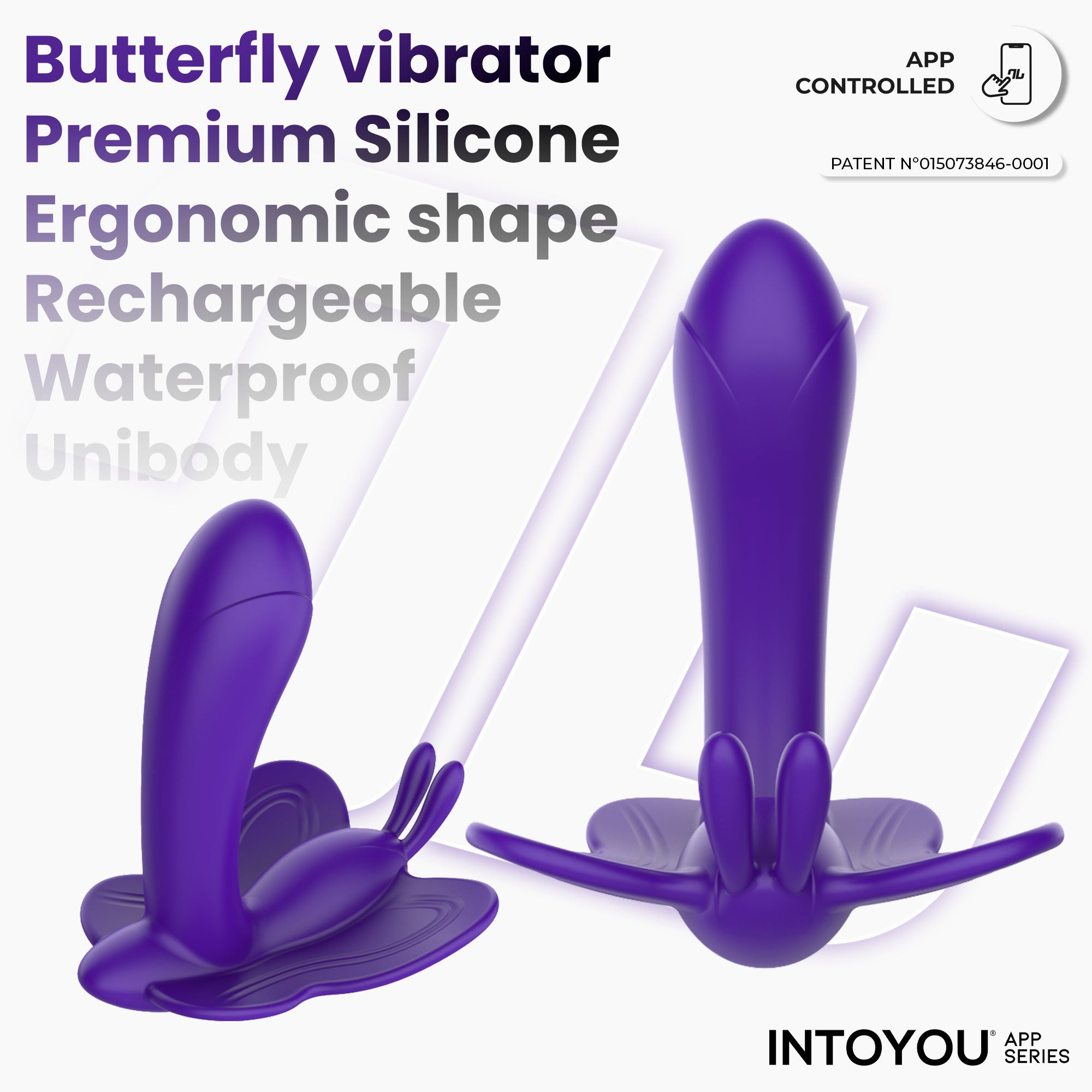 Wingy Estimulador Mariposa con APP Púrpura