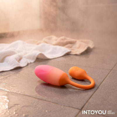 NexEgg Huevo Vibrador Silicona Doble Capa App Naranja/Rosa