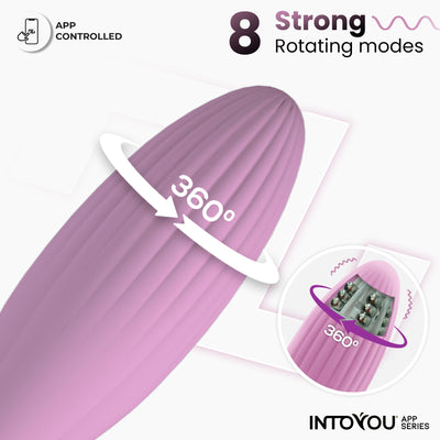 Œuf vibrant avec boules internes rotatives et application USB