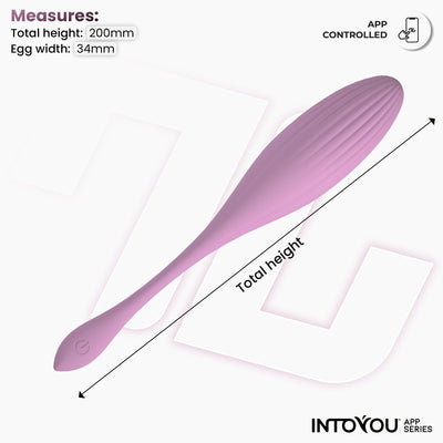 Œuf vibrant avec boules internes rotatives et application USB