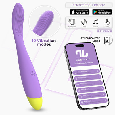 Neya G-Spot Vibrator with App Control · Purple