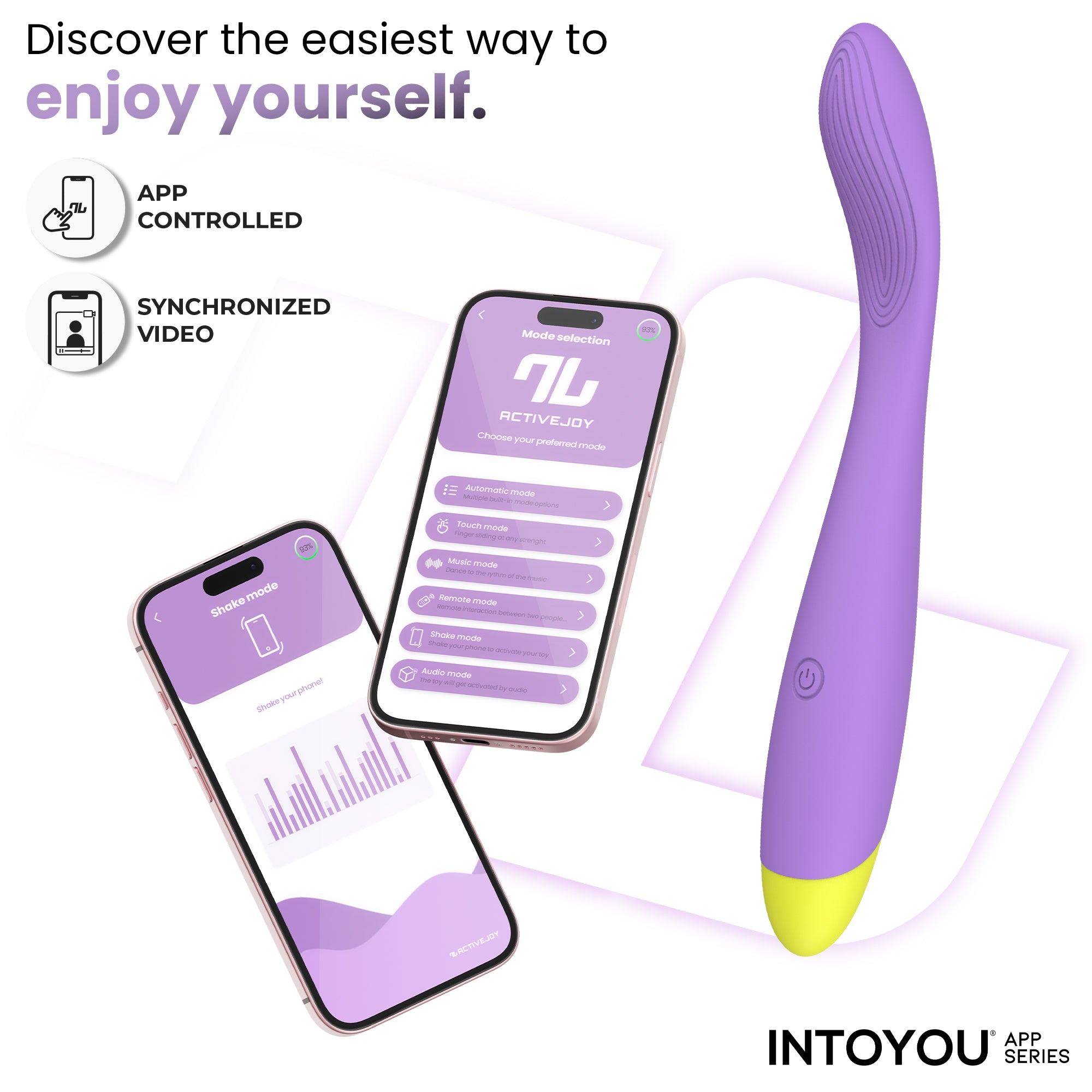 Neya G-Spot Vibrator with App Control · Purple