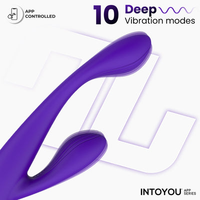 Lyra Rabbit Vibrator with App Control · Purple