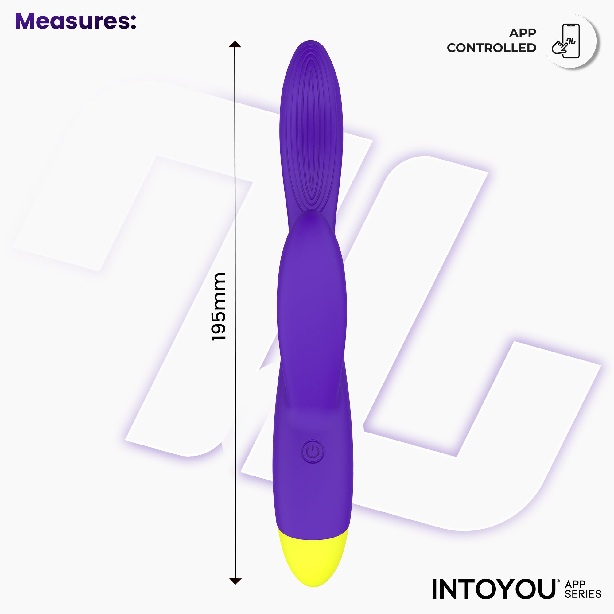 Lyra Rabbit Vibrator with App Control · Purple