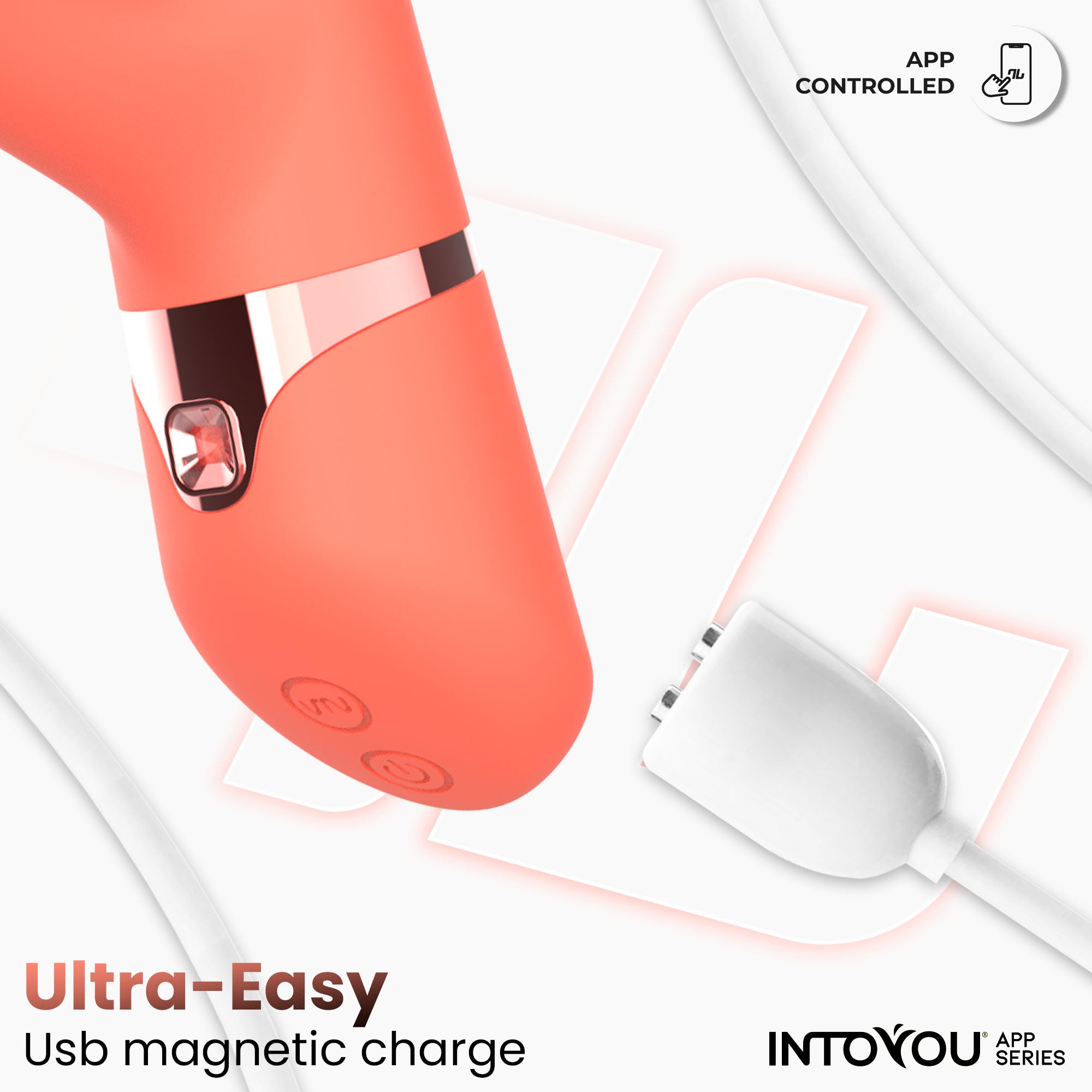 Mindy Vibrador con Anillo de Bolas Up and Down, Finger y Pulsación con APP