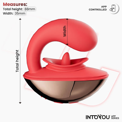 INTOYOU APP SERIES Rondy Vibrating Tongue Stimulator with App