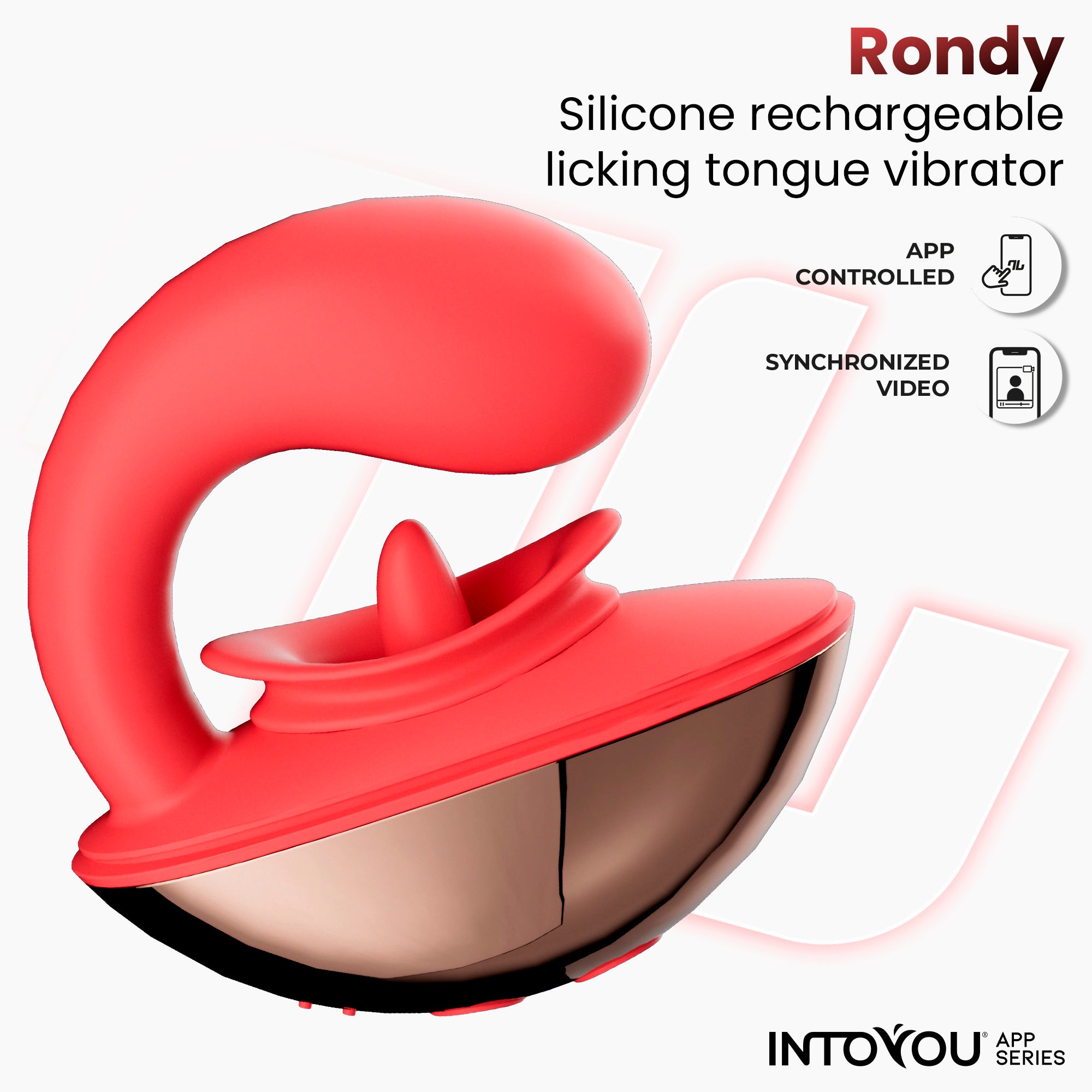 INTOYOU APP SERIES Rondy Vibrating Tongue Stimulator with App