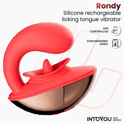 INTOYOU APP SERIES Rondy Vibrating Tongue Stimulator with App