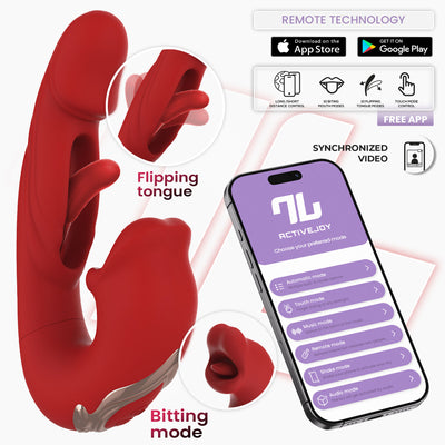 INTOYOU APP SERIES Mouty Vibrator with Nibbling and Flipping Function and App