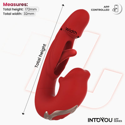 INTOYOU APP SERIES Mouty Vibrator with Nibbling and Flipping Function and App