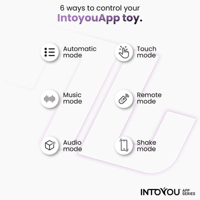 INTOYOU APP SERIES Logan Vibrating Egg with APP Silicone Unibody Purple
