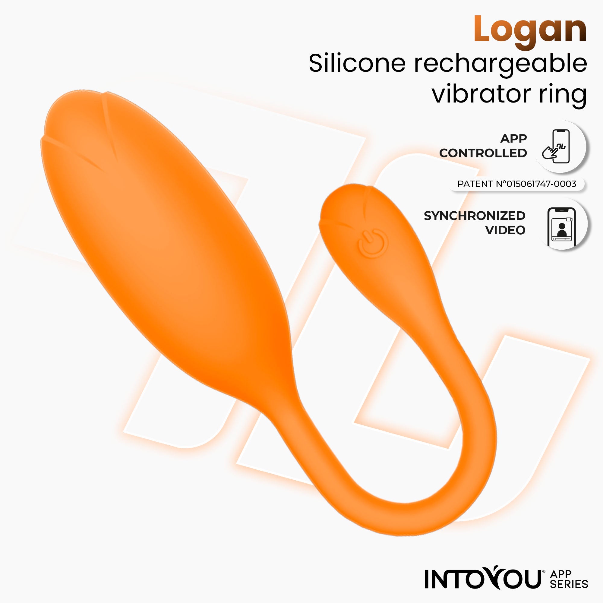 Logan Œuf Vibrant avec APP Silicone Unibody Orange