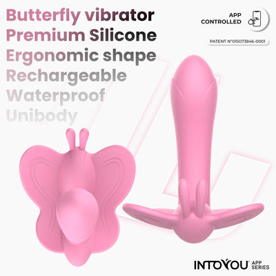 Wingy Estimulador Mariposa con APP Rosa