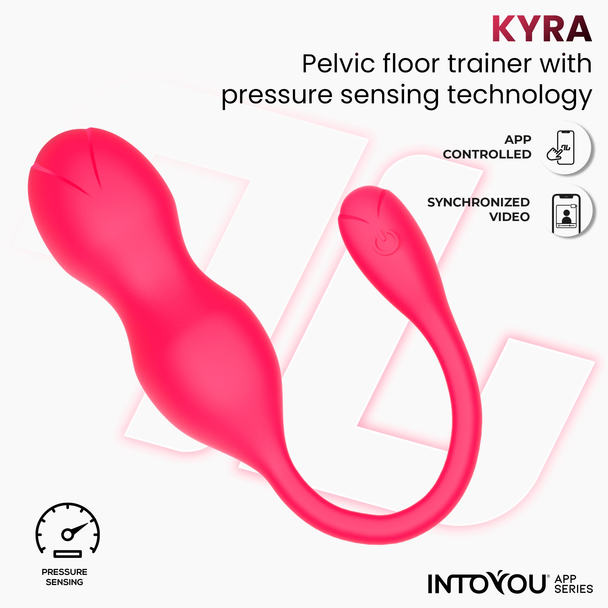Kyra Entrenador de Suelo Pélvico con Sensor de Presión y App