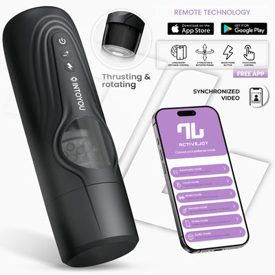 Egor Masturbador Masculino con Rotación y Thrusting con APP