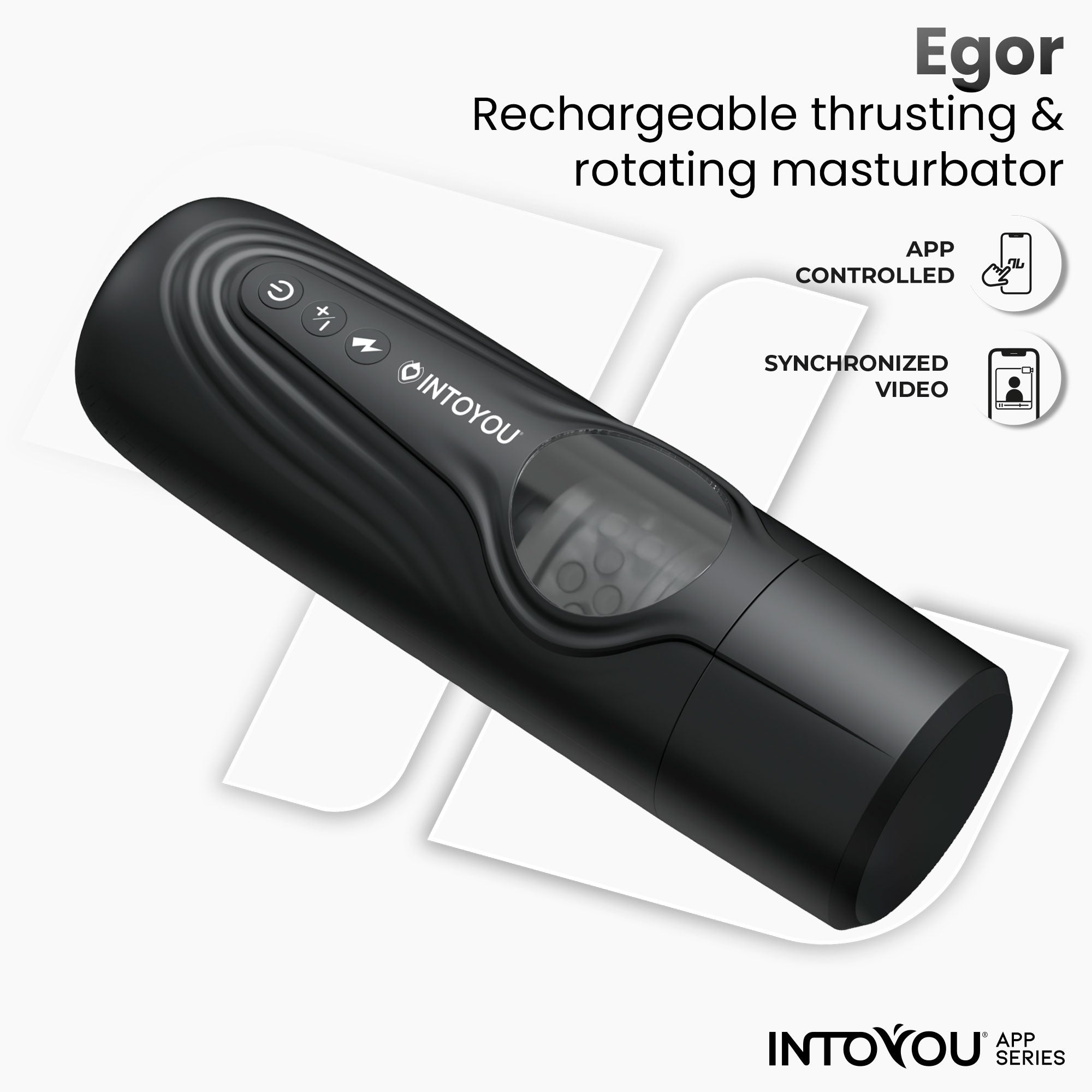 Egor Masturbador Masculino con Rotación y Thrusting con APP